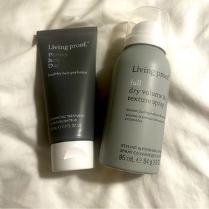 Living Proof travel size duo - phd hair perfector, dry volume & texture spray